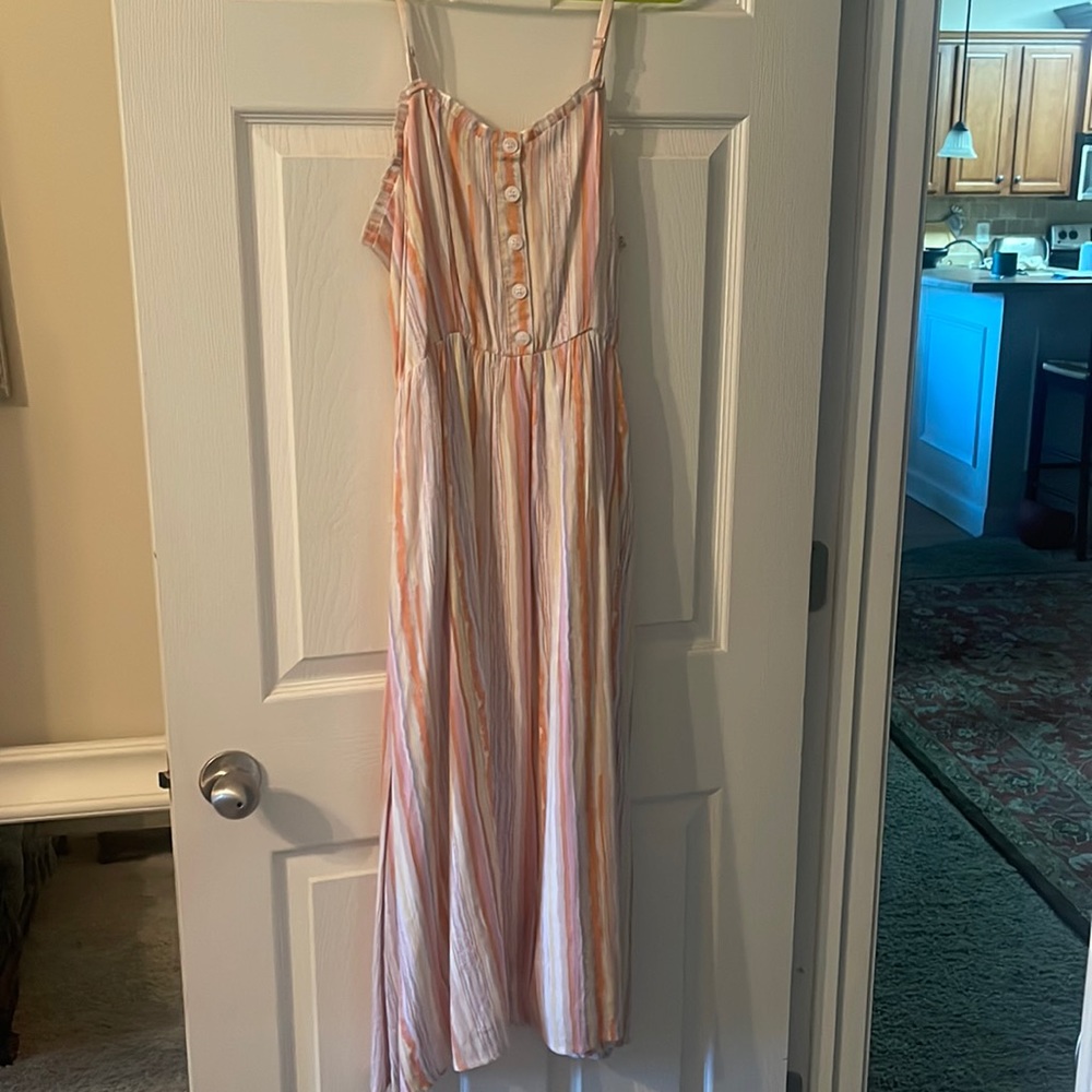 Size Large Summer Sundress with Spaghetti Straps, Never Worn!